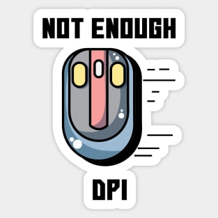 Note Enough DPI Gaming Mouse Alternate Sticker